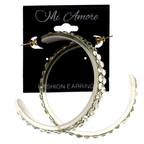 Mi Amore Dangle-Earrings White/Green