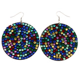 Mi Amore Dangle-Earrings Multicolor/Black