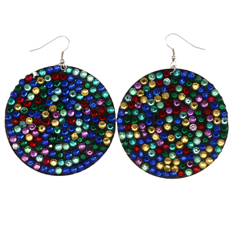 Mi Amore Dangle-Earrings Multicolor/Black