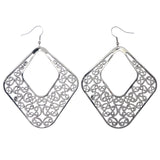 Mi Amore Dangle-Earrings Silver-Tone