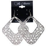 Mi Amore Dangle-Earrings Silver-Tone