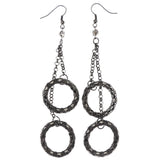 Mi Amore Dangle-Earrings Silver-Tone