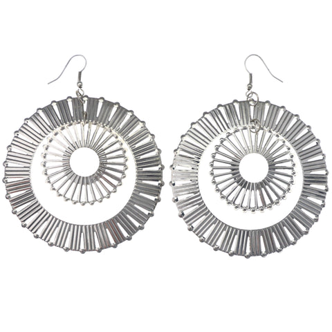 Mi Amore Dangle-Earrings Silver-Tone