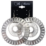 Mi Amore Dangle-Earrings Silver-Tone