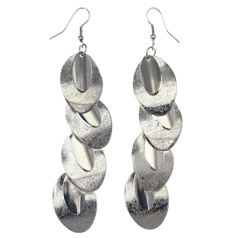 Mi Amore Dangle-Earrings Silver-Tone
