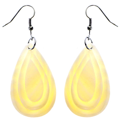 Mi Amore Dangle-Earrings White