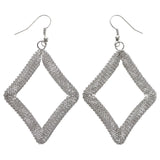 Mi Amore Dangle-Earrings Silver-Tone