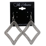 Mi Amore Dangle-Earrings Silver-Tone