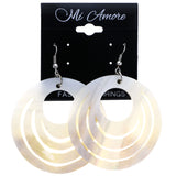 Mi Amore Dangle-Earrings White