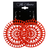 Mi Amore Neon  Dangle-Earrings Orange