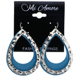 Mi Amore Dangle-Earrings Blue/Silver-Tone