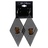 Mi Amore Dangle-Earrings Black/Brown
