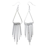 Mi Amore Dangle-Earrings Silver-Tone