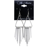 Mi Amore Dangle-Earrings Silver-Tone