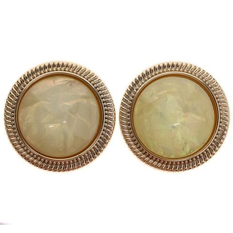 Mi Amore Stud-Earrings Yellow/Gold-Tone