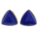 Mi Amore Stud-Earrings Blue/Gold-Tone