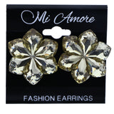 Mi Amore Flower Stud-Earrings Yellow