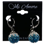 Mi Amore Dangle-Earrings Blue/Silver-Tone