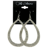 Mi Amore Dangle-Earrings Silver-Tone