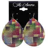 Mi Amore Dangle-Earrings Multicolor/Silver-Tone