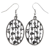 Mi Amore Dangle-Earrings Silver-Tone