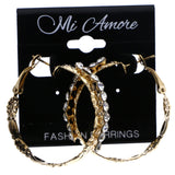 Mi Amore Hoop-Earrings Gold-Tone
