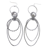 Mi Amore Dangle-Earrings Silver-Tone