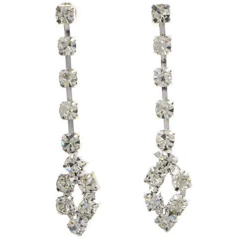Mi Amore Dangle-Earrings Silver-Tone