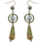 Mi Amore Dangle-Earrings Gold-Tone/Blue