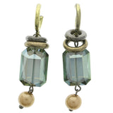 Mi Amore Dangle-Earrings Bronze-Tone/Green