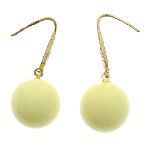 Mi Amore Dangle-Earrings Gold-Tone/Yellow