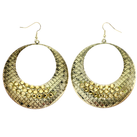 Mi Amore Dangle-Earrings Gold-Tone