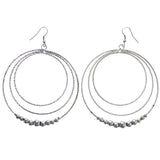Mi Amore Dangle-Earrings Silver-Tone