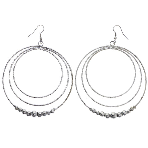 Mi Amore Dangle-Earrings Silver-Tone