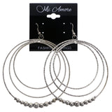 Mi Amore Dangle-Earrings Silver-Tone