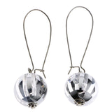 Mi Amore Dangle-Earrings Silver-Tone/Clear