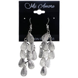 Mi Amore Chandelier-Earrings Silver-Tone