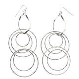 Mi Amore Dangle-Earrings Silver-Tone