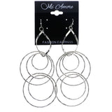 Mi Amore Dangle-Earrings Silver-Tone