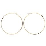 Mi Amore Hoop-Earrings Gold-Tone/Pink