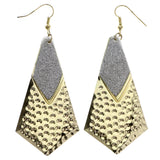Mi Amore Glitter Dangle-Earrings Gold-Tone/Silver-Tone