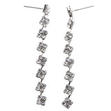 Mi Amore Drop-Dangle-Earrings Silver-Tone
