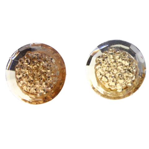 Mi Amore Stud-Earrings Orange/Silver-Tone