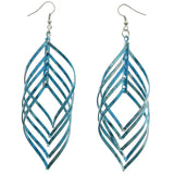 Mi Amore Dangle-Earrings Blue