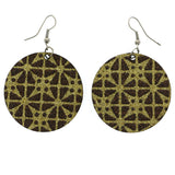 Mi Amore Dangle-Earrings Gold-Tone/Brown