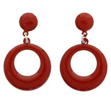 Mi Amore Dangle-Earrings Red