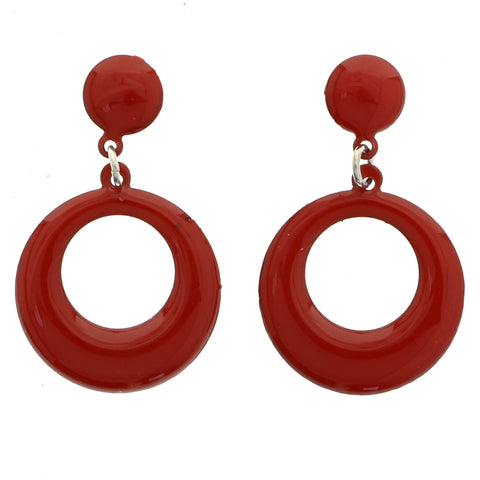 Mi Amore Dangle-Earrings Red
