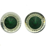 Mi Amore Stud-Earrings Silver-Tone/Green