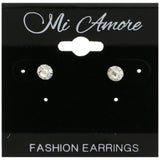 Mi Amore Stud-Earrings Silver-Tone