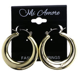 Mi Amore Hoop-Earrings Gold-Tone